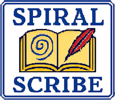Write in a spiral